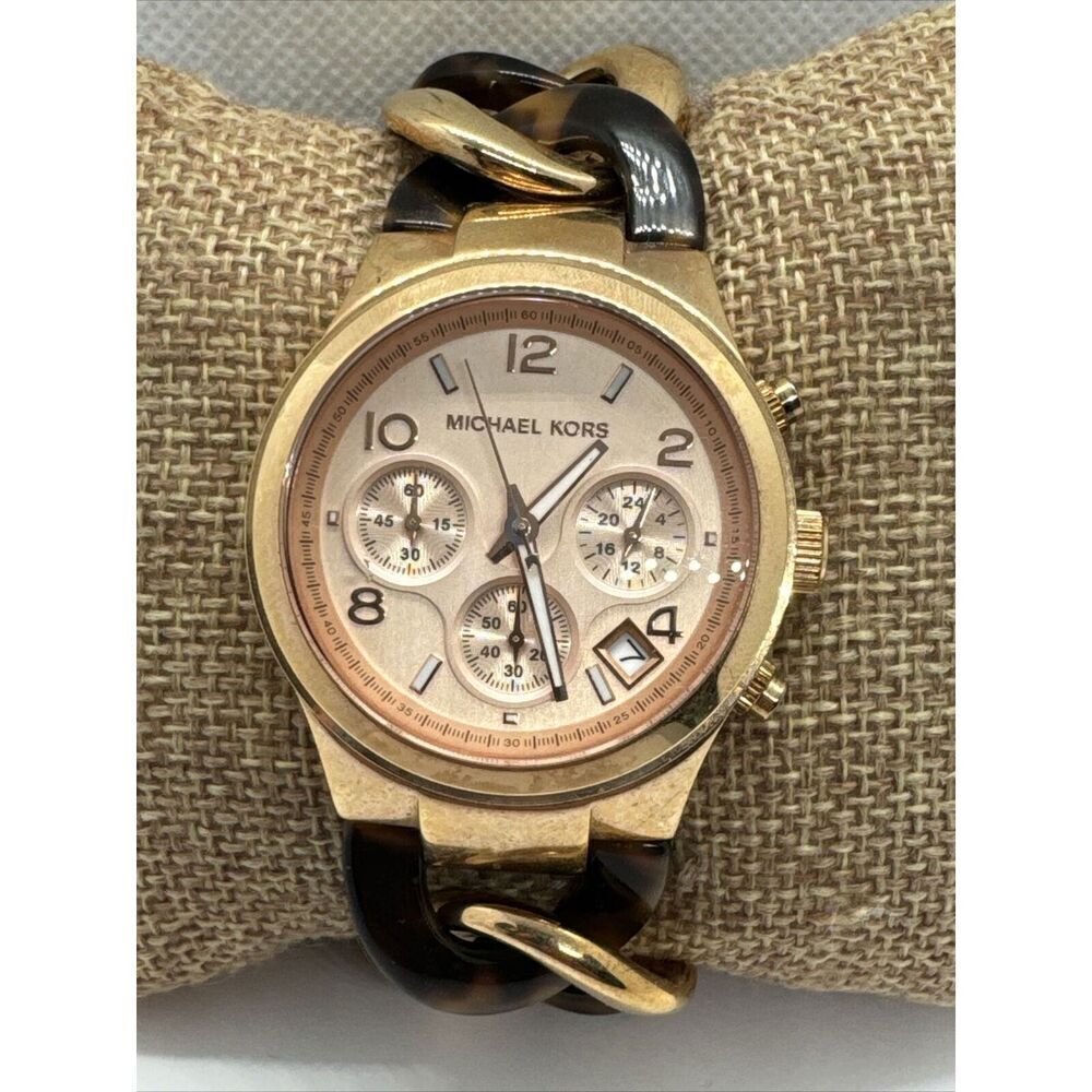 Michael Kors MK4269 Women's Gold Stainless Steel Analog Dial Quartz Watch JNA855